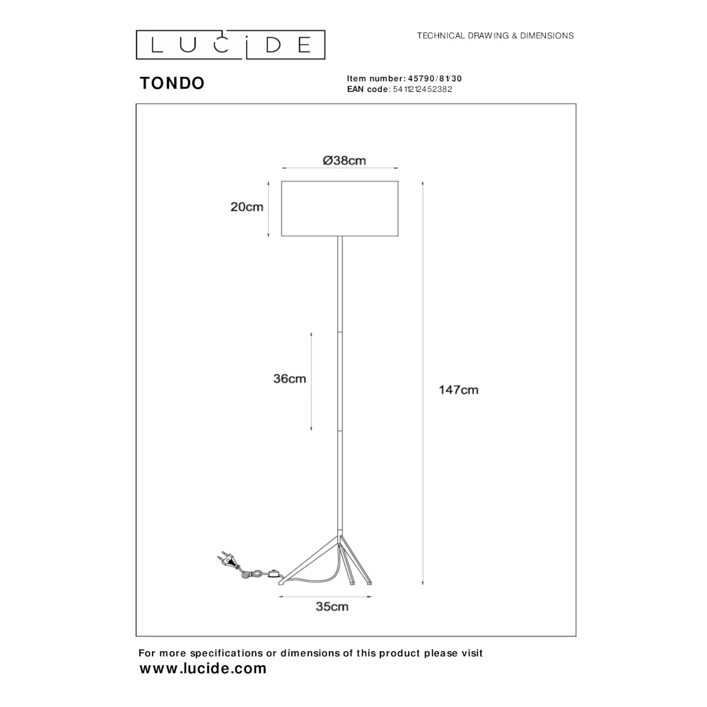 Φωτιστικό Δαπέδου - Lucide Tondo - 45790/81 - Image 5