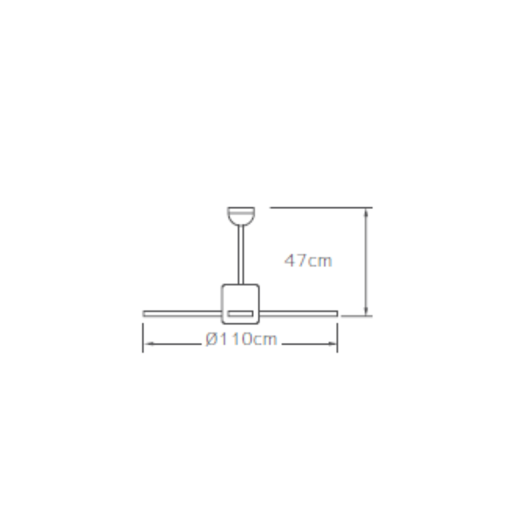Ανεμιστήρας Οροφής με Φως - Trinity - LINEME - 02-00127 - Image 3